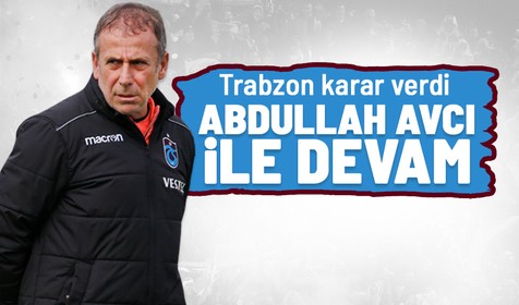 İstifası konuşuluyordu! Trabzonspor'da Abdullah Avcı ile yola devam