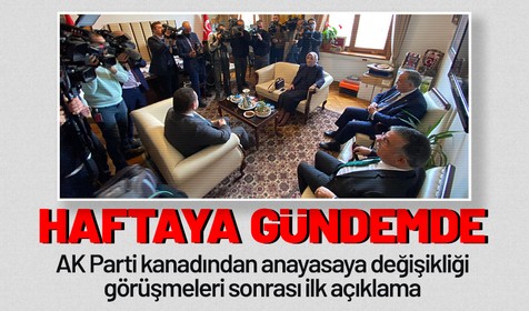AK Parti Grup Başkanvekili İsmet Yılmaz: Anayasa değişikliği teklifi gelecek hafta gündemde