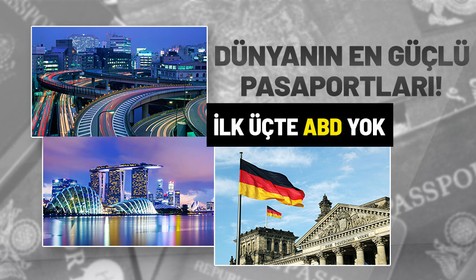 Henley Passport Index şirketinin açıkladığı en güçlü pasaport verilerinde ABD'nin ilk 3'te olmaması dikkat çekti