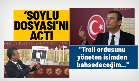 CHP Grup Başkanvekili Özgür Özel dün bahsettiği İçişleri Bakanı Süleyman Soylu ile ilgili dosyayı açıkladı
