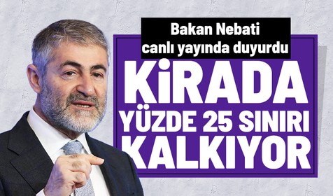 Hazine ve Maliye Bakanı Nureddin Nebati'den kirada yüzde 25 zam sınırı açıklaması