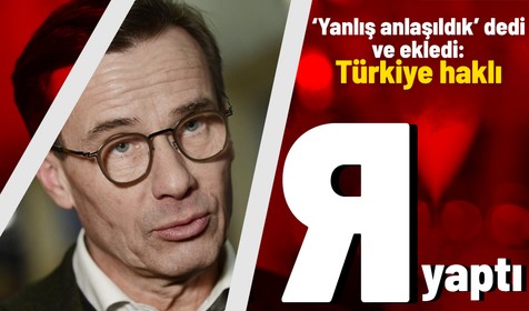İsveç Başbakanı Ulf Kristersson söylediklerinden geri adım attı! Yanlış anlaşıldım