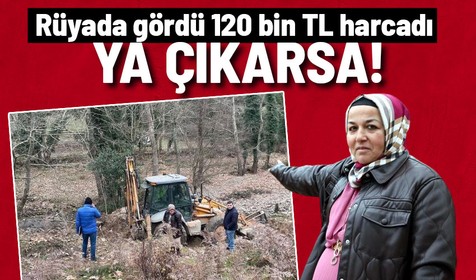 Rüyasında görüp 120 bin TL masraf yaptı! Define bulmak için kazı başlattı: "Burası boş değil, bir şey olduğuna inanıyorum"