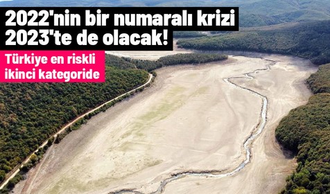 Uzmanlardan korkutan kuralık uyarısı! 2022'nin bir numaralı krizi kuraklık, 2023'te de olacak! 2040'ta Türkiye en riskli ikinci kategoride