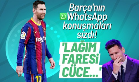 WhatsApp konuşmaları sızdı! Messi'ye 'Lağım faresi' demişler...