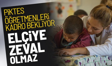 Suriyeli çocuklara Türkçe öğreten Piktes öğretmenleri kadro bekliyor!