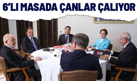 6'lı masadan dağılma sinyalleri