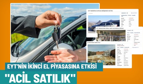 EYT ikinci el piyasasını da etkiledi! 'Acil satılık' notuyla peş peşe ilanlar