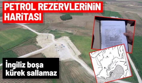 Adana'daki petrol rezervlerinin karış karış haritası! 1956'da İngilizler böyle çizmiş!