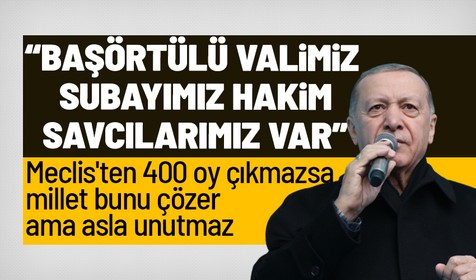 Cumhurbaşkanı Erdoğan, Şule Yüksel Şenler Vakfı Hizmet Binası Açılış Programı'nda konuştu: Meclis'ten 400 oy çıkmazsa millet bunu çözer ama unutmaz