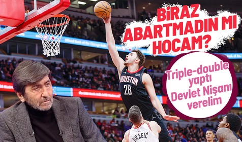Rıdvan Dilmen'den Alper Şengün sözleri! "Triple-double yaptı Devlet Nişanı verelim"