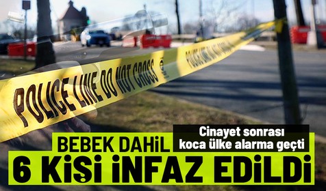 ABD'nin California eyaletinde korkunç olay! Biri bebek olmak üzere 6 kişi öldürüldü