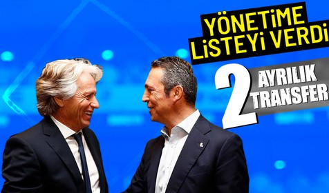Fenerbahçe'de Jesus raporu verdi! 2 ayrılık 2 transfer