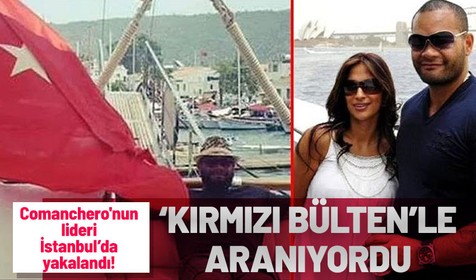 Hakkında kırmızı bültenle arama emri bulunan uyuşturucu çetesi lideri Sarıyer'de yakalandı