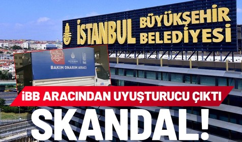 İstanbul Büyükşehir Belediyesi'ne ait bakım onarım aracında uyuşturucu bulundu! 4 kişi gözaltına alındı