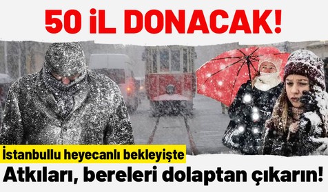 50 ile KAR UYARISI! Dolaplardan atkıları, bereleri, eldivenleri çıkarın! Uzman isim o görüntüyü paylaştı: "Doğudan bir canavar..."