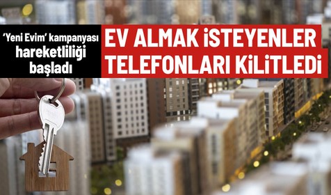'Yeni Evim' kampanyası kapsamında ev sahibi olmak isteyen vatandaşlar konut satış ofislerini doldurdu