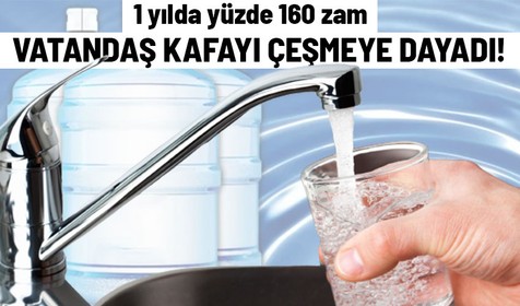 Damacana ve pet şişe sularına gelen zamların ardından vatandaşlar şebeke suyuna yöneldi! Peki suya zam devam edecek mi?