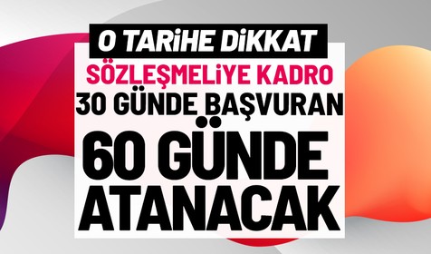 Öğretmen, hemşire, ebe tam 460 bin kişiyi etkiliyor: Sözleşmeli çalışanın kadro alacağı tarih netleşiyor! 30 gün içinde başvurabilirsiniz