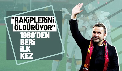 Okan Buruk yönetimindeki Galatasaray tarih yazdı! 1988'den beri ilk kez 11 maçlık seri...