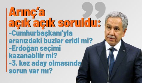 AK Parti'nin kurucu isimlerinden Bülent Arınç '1978'den beri Tayyip Bey'in dava arkadaşıyım deyip ekledi: Cumhurbaşkanı Recep Tayyip Erdoğan seçimi kazanacak
