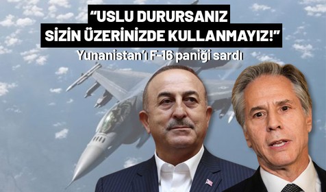 Bakan Çavuşoğlu ve Blinken'in görüşmesi sonrası Yunanistan'ı F-16 paniği sardı! Yunan gazeteleri resmen itiraf etti