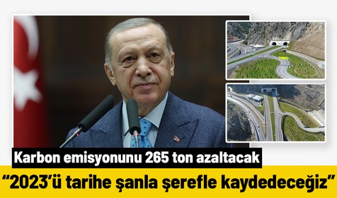 Cumhurbaşkanı Recep Tayyip Erdoğan Amasya Badal Tüneli açılına videokonferans ile katıldı