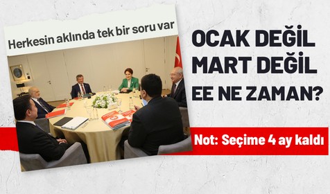 Gündem seçim takvimi! 6'lı masanın adayını açıklayacağı tarih için son kulis bilgisi geldi