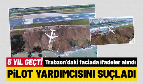 Trabzon'da pistten çıkan Pegasus uçağı büyük panik yaratmıştı! Uçağın pilotu yardımcısını suçlu buldu