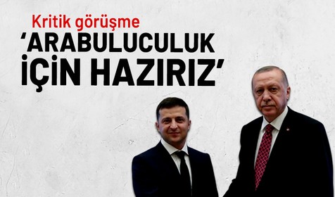 Cumhurbaşkanı Recep Tayyip Erdoğan, Ukrayna Devlet Başkanı Volodimir Zelenskiy ile görüştü