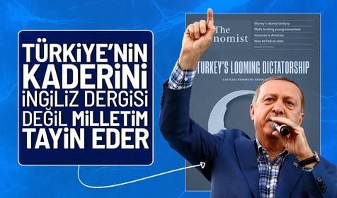 Son dakika haberleri... Cumhurbaşkanı Recep Tayyip Erdoğan'dan Economist'e tepki: Türkiye'nin kaderini İngiliz dergisi değil benim milletim tayin eder