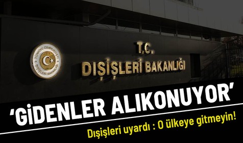 Dışişleri Bakanlığı'ndan Myanmar uyarısı