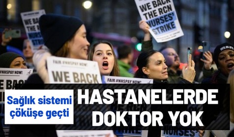 İngiltere'de sağlık sektöründe devam eden grevler iş yükünü daha da zorlaştırıyor
