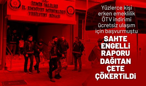 'Sahte engelli raporu' operasyonunda 21 tutuklama