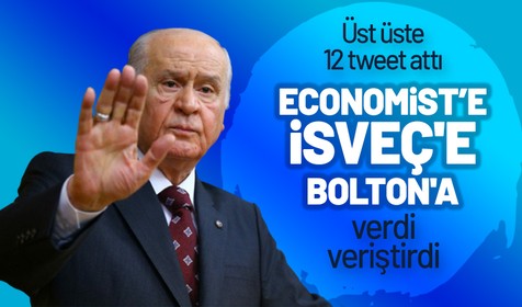 Son dakika... MHP Genel Başkanı Devlet Bahçeli, üst üste 12 tweet attı! İsveç'e verdi veriştirdi: NATO üyeliği meclisten geçmeyecek