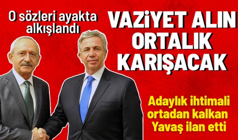 6'lı masadaki aday belirsizliği sürerken Ankara Büyükşehir Belediye Başkanı Mansur Yavaş adayını resmen ilan etti