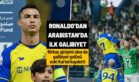 Cristiano Ronaldo'nun ilk resmi maçına çıktığı Al Nassr, Al İttifak'ı 1-0 mağlup etti