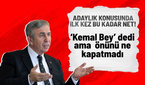ABB Başkanı Mansur Yavaş'tan çok konuşulacak adaylık açıklaması: Altılı masa ne derse o