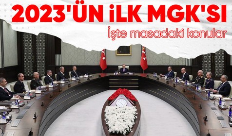 2023'ün ilk MGK'sı bugün toplanıyor! Masadaki konular ne?