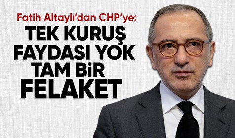 Gazeteci Fatih Altaylı'dan İYİ Parti haricindeki partilerin CHP listelerinden aday gösterileceği iddialarına tepki