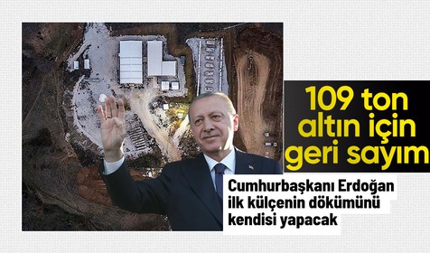 Cumhurbaşkanı Recep Tayyip Erdoğan da katılacak: GÜBRETAŞ'ın madeninde ilk altın dökümü yarın yapılacak
