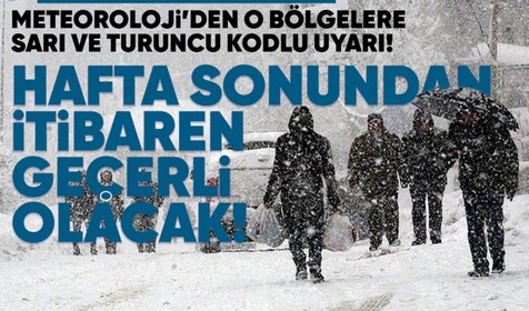 Meteoroloji'den uyarı geldi: O bölgede yaşayanlar eldivenlerinizi hazırlayın! Hafta sonundan itibaren etkili olacak...
