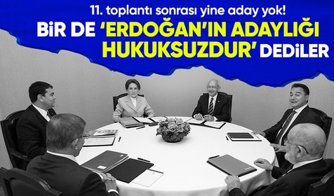 6'lı masanın 11. toplantısında "Ortak Politikalar Mutabakat Metni"nde anlaşma sağlandı