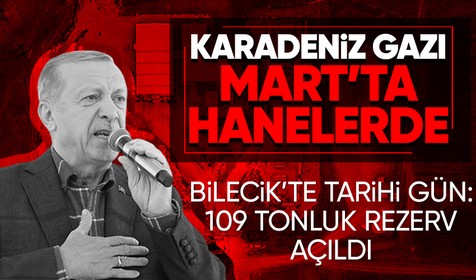 GÜBRETAŞ'ın Bilecik Söğüt'teki altın madeni açılışında Cumhurbaşkanı Recep Tayyip Erdoğan konuştu: Mart ayında Karadeniz gazı evlerde olacak