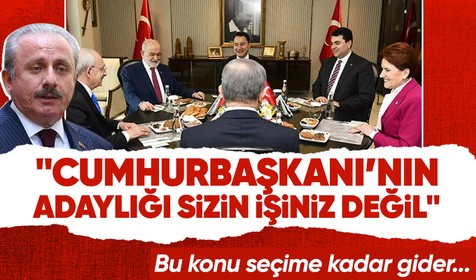 Son dakika: Şentop'tan Erdoğan'ın yeniden adaylığı tartışmalarına son nokta