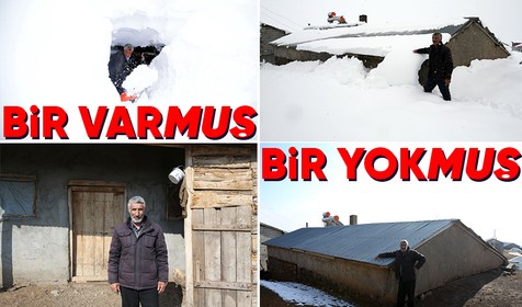 Türkiye'de yaşanan kuraklık Muş'ta çekilen fotoğraflarla bir kere göz önüne geldi: Geçen yıl evlerin kara gömüldüğü köy bu yıl yağışa hasret kaldı