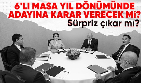 6'lı masa Türkiye'nin merakla beklediği soruyu 13 Şubat'ta açıklayacak! Millet ittifakının adayı kim olacak? Oklar Kılıçdaroğlu'nu gösteriyor