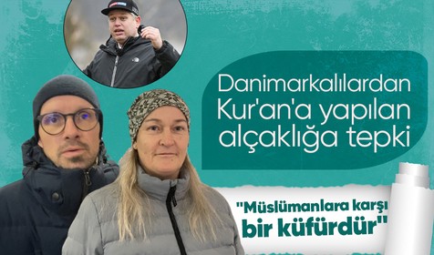Danimarka'da yaşayanlar Kur'an-ı Kerim'in yakılmasından rahatsız