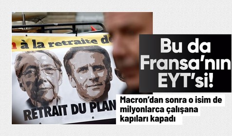 Fransa'da emeklilik yaşı tartışması sürüyor! Fransa Başbakanı Elisabeth Borne da kapıyı kapadı