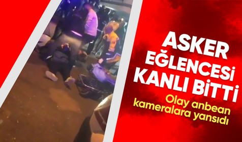 El freni çekilmeyen minibüs asker eğlencesinde dehşet saçtı